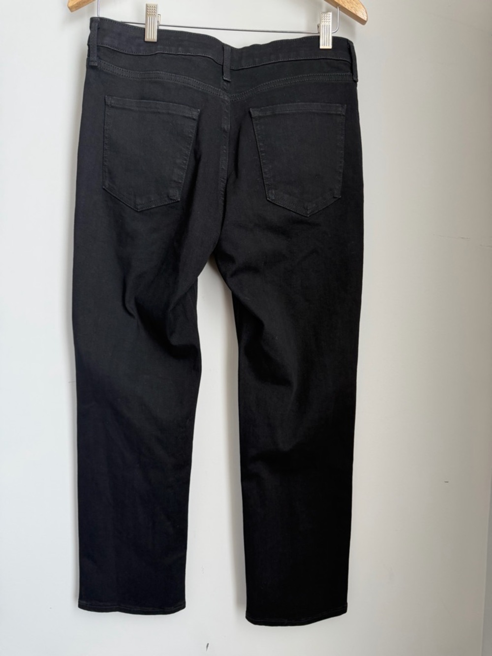 Quince Women’s Bella Stretch Straight Jeans NWT Black Size 30 - Picture 6 of 14
